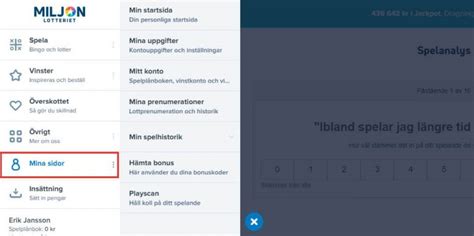 miljonlotteriet se logga in|kombilotteriet logga in.